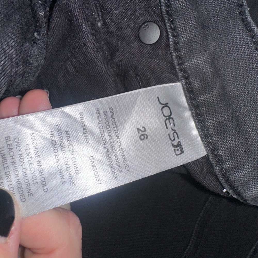 Joe's Jeans Black Denim